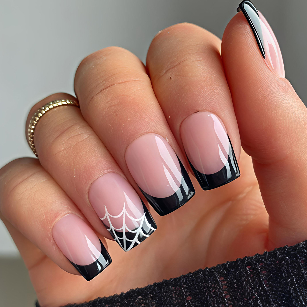 Nail Art Pink - 24 stuks Halloween opzetnagels roze schattige
