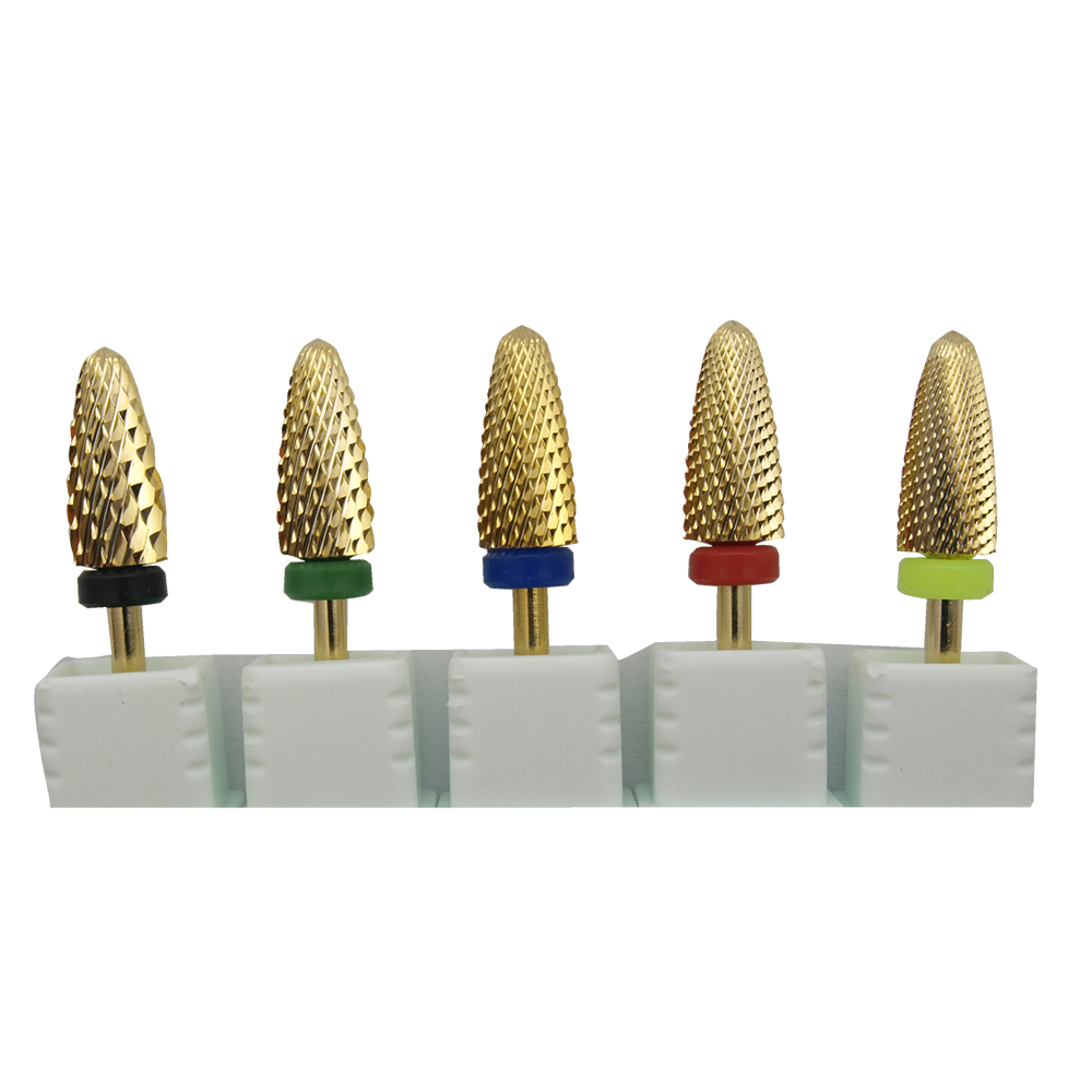 Nail Drill Machine - Gemakkelijk Nail 1Pcs Goud Gecoate Veiligheid