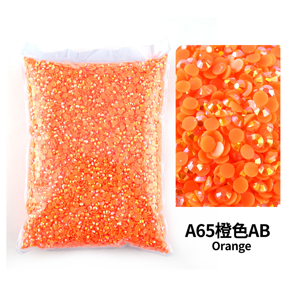 Nail Art Orange - Oranje AB Groothandel Bulk Hars Strass
