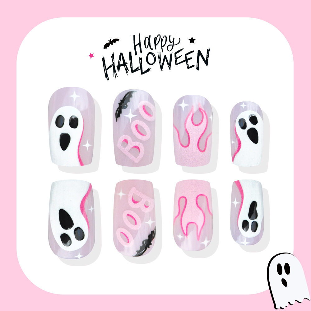 24 stuks Halloween opzetnagels - Nail Art Pink recensie en prijs