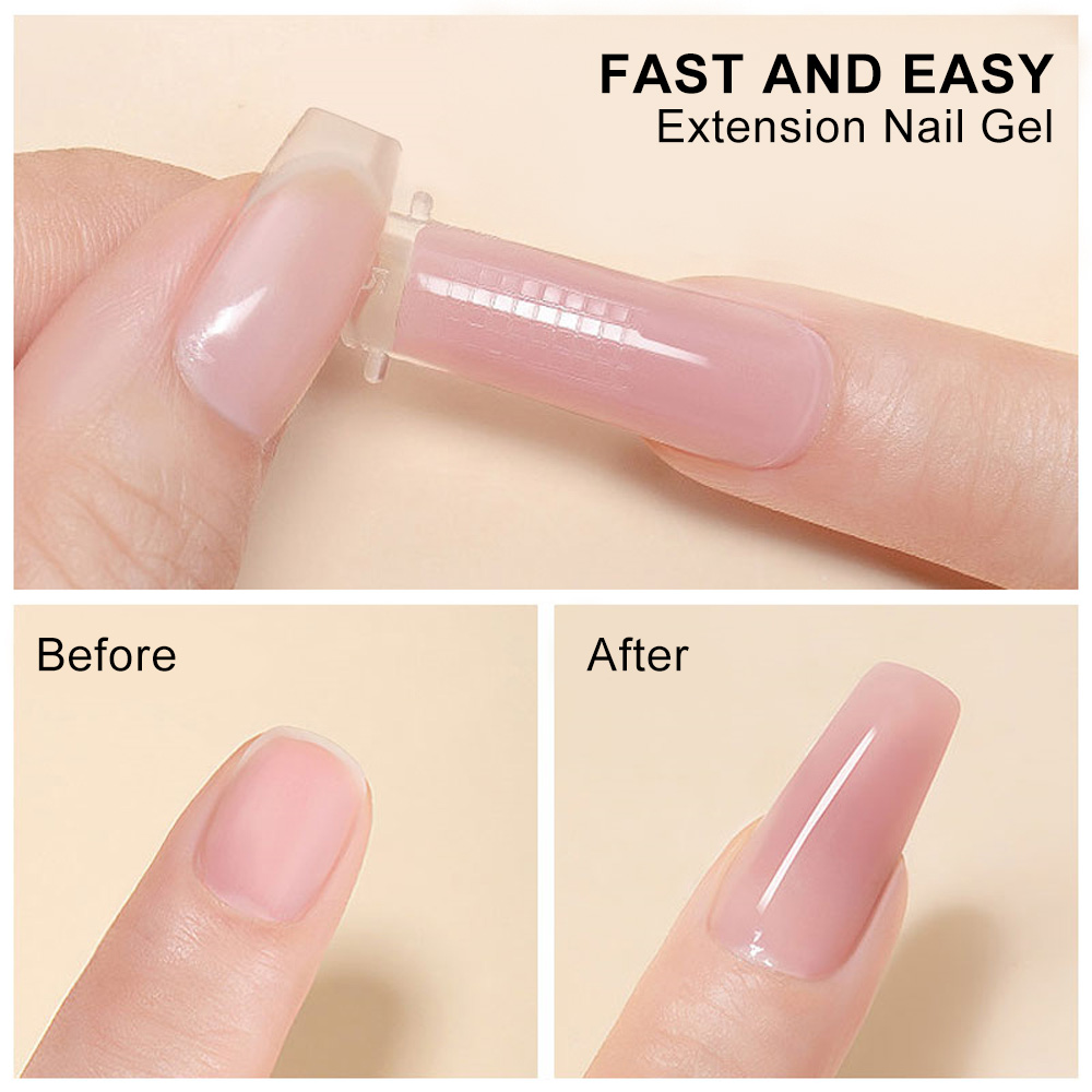 Poly-nagelgelset voor verlengn - Nail Art Ombre recensie en prijs