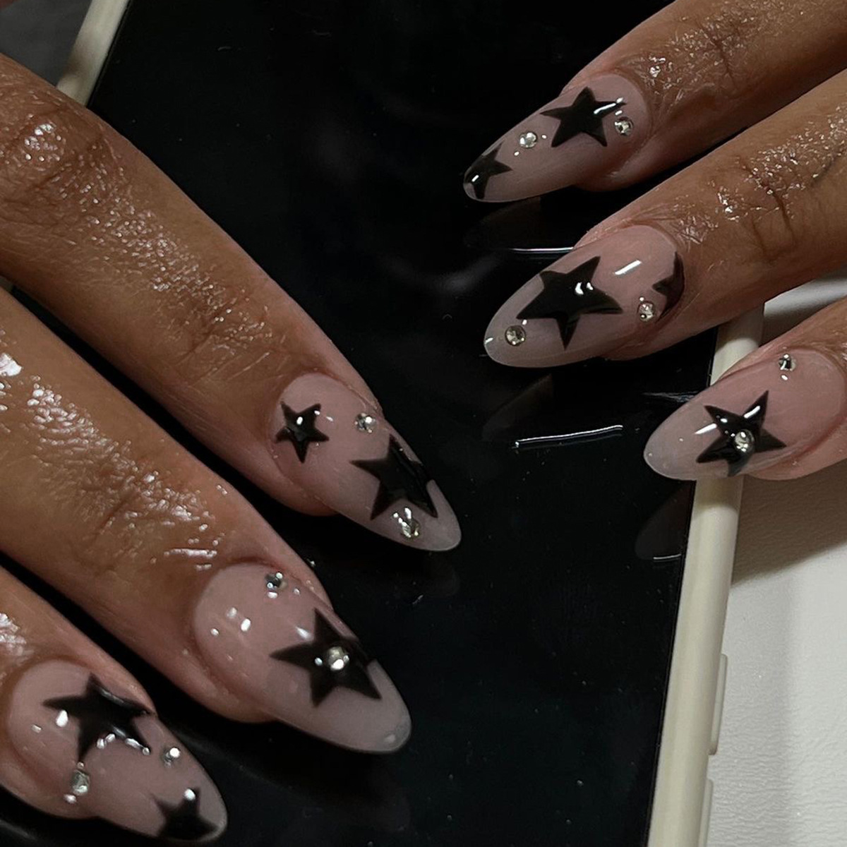 24 stuks pentagram opzetnagels - Nail Art Press On recensie en prijs