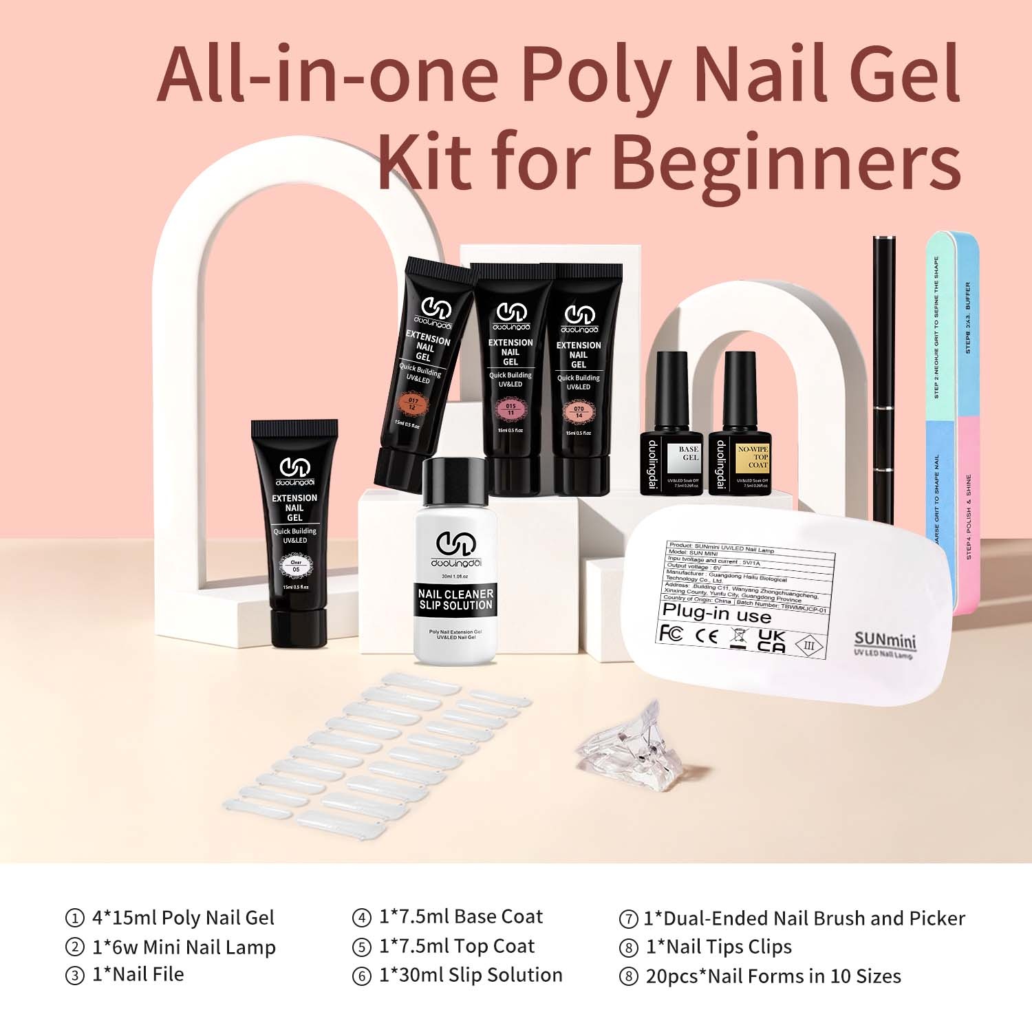DOULINGDAI 4-kleuren Duolingda - Nail Art Ombre recensie en prijs