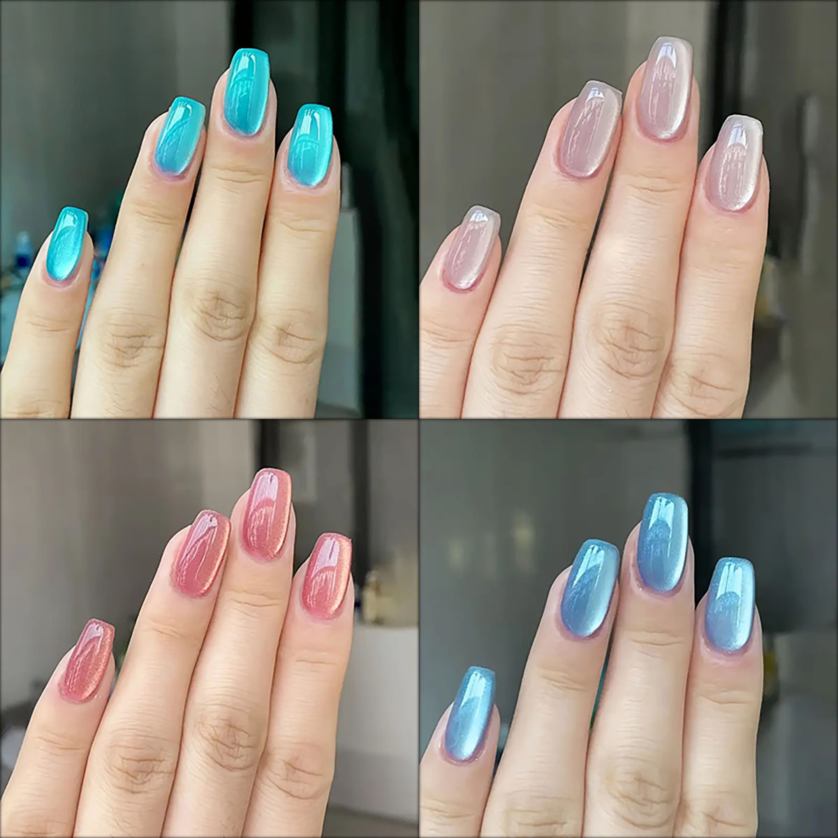 24 pcs/30 pcs korte vierkante  - Nail Art Pink recensie en prijs