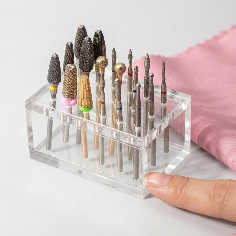 18-gaats acryl houten houder v - Nail Drill Machine recensie en prijs