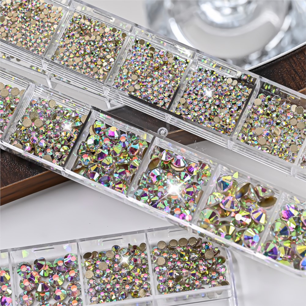 12grids 3D Flashy AB Ronde Kri - Nail Art Valentines Day recensie en prijs