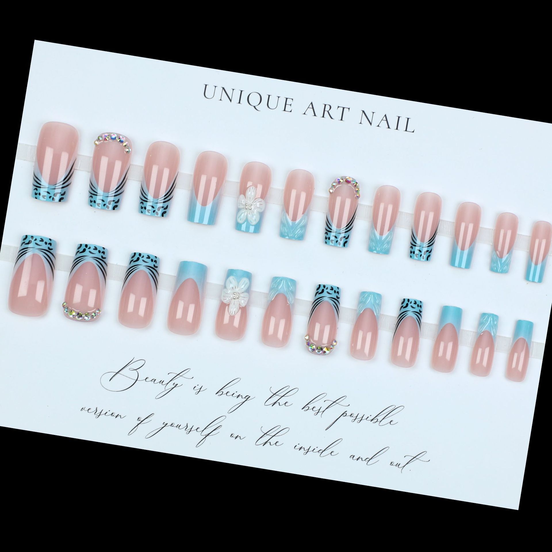 Medium nepnagels voor vrouwen  - Nail Art Orange recensie en prijs