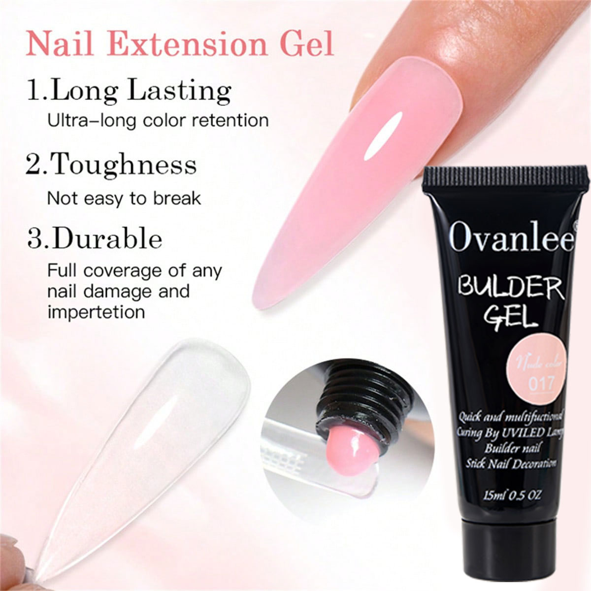 Ovanlee 18-in-1 polygel-set vo - Nail Art Ombre recensie en prijs