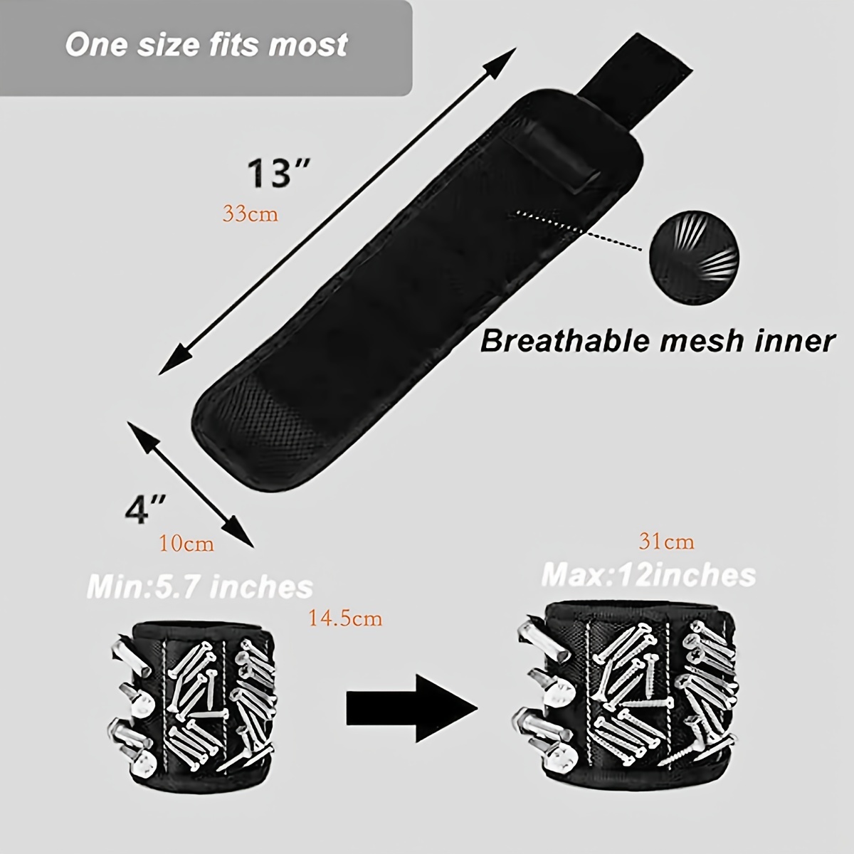 Sterke magnetische polsband, d - Nail Drill Machine recensie en prijs
